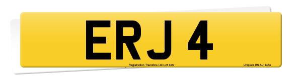Registration number ERJ 4